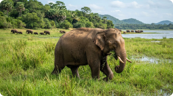 Elephants spotted on safari